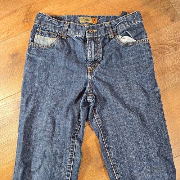 Old Navy Famous Skinny Jeans Girls 14 Regular Blue Denim Youth Casual Y2K Style - Picture 3 of 14